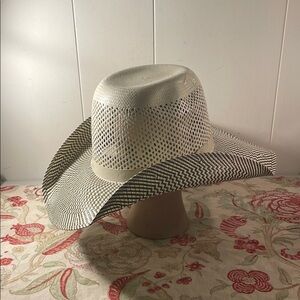 Resistol HOOEY Holden Rodeo Cream/ Brown Stetson Western Style Straw Hat